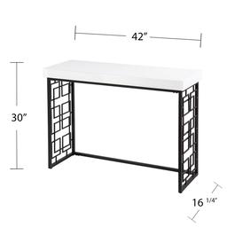 Southern Enterprises Mavden Contemporary Console Table