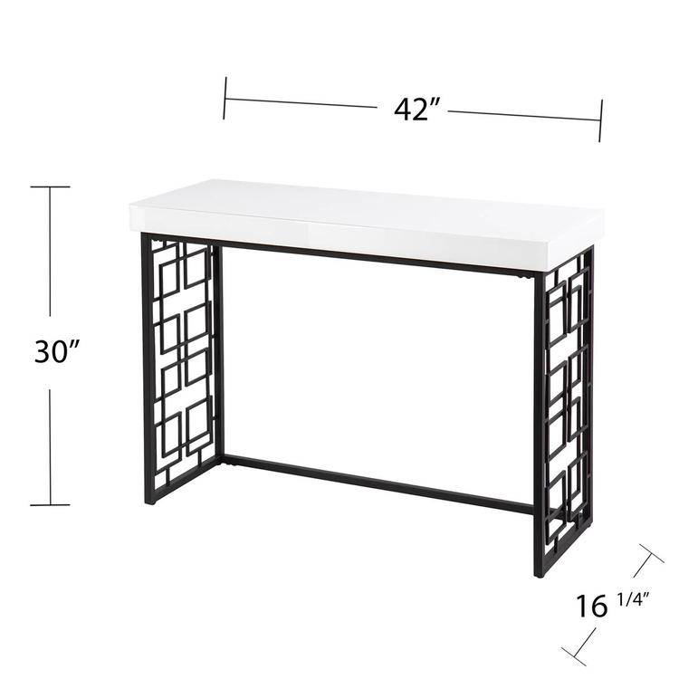 Southern Enterprises Mavden Contemporary Console Table
