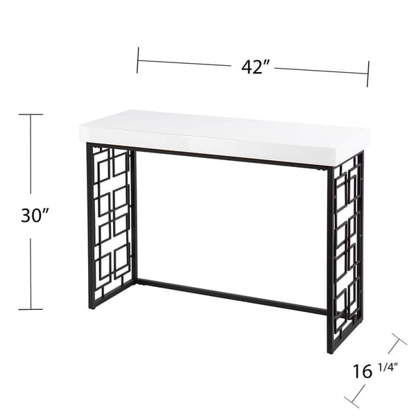 Southern Enterprises Mavden Contemporary Console Table