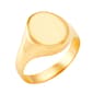 Gold Classics™ 10kt. Yellow Gold Oval Signet Band Ring - image 2