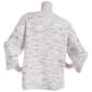Petite Architect&#174; 3/4 Sleeve Reverse Stitch Space Dye Sweater - image 3