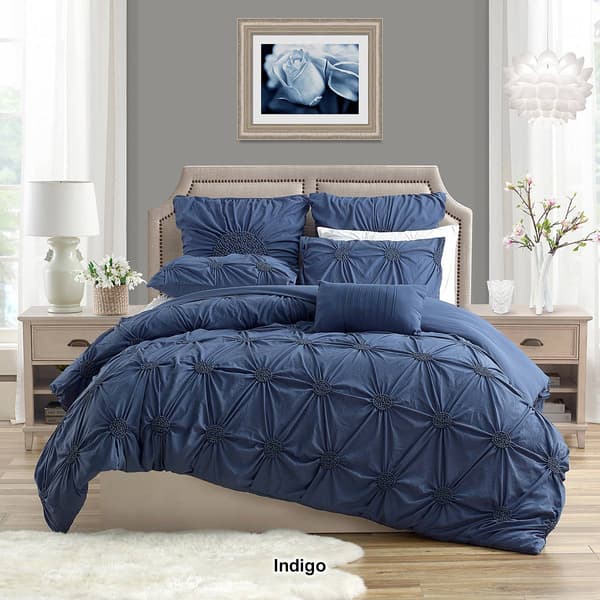 Cathay&#174; Swift Home&#174; Elegant Ruched Duvet Cover Set