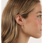 Brilliant Grown Gold-Plated Lab-Grown Diamond Link Drop Earrings - image 3
