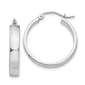Gold Classics&#40;tm&#41; 14kt. White Gold 22mm Polished Hoop Earrings - image 1