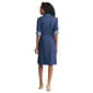 Womens Jones New York Roll Tab Sleeve Belted Shirt Dress - image 2
