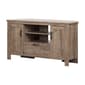 South Shore Lionel Weathered Oak Corner TV Stand - image 1