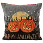 Happy Halloween Tapestry Decorative Pillow - 18x18 - image 1