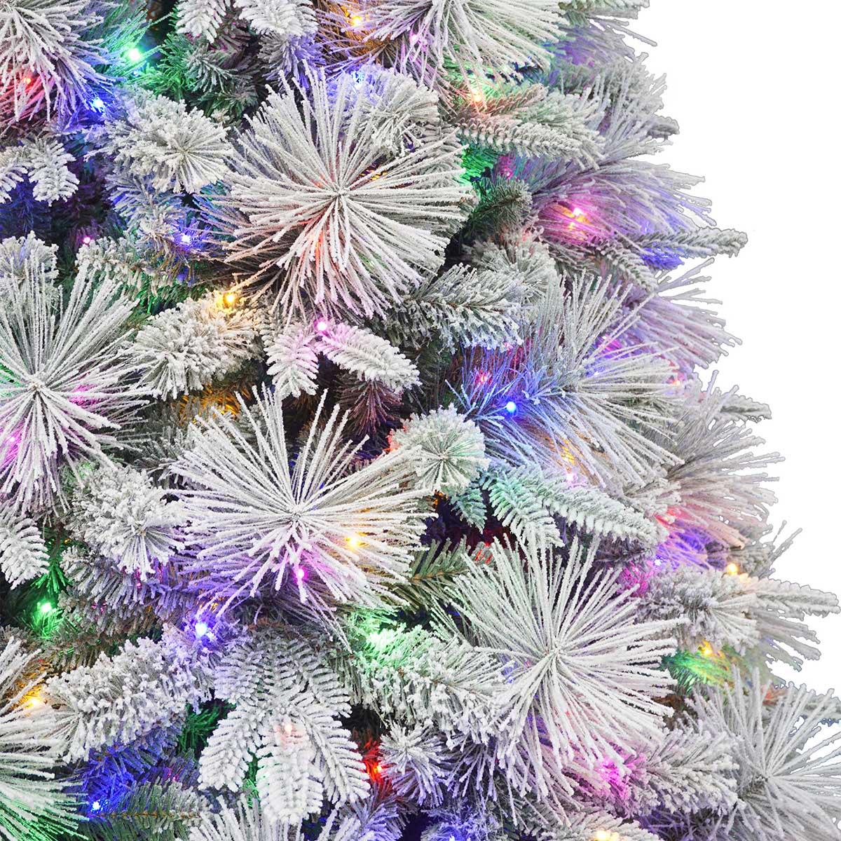 Puleo International Glacier Frost Cashmere 7.5ft. Christmas Tree