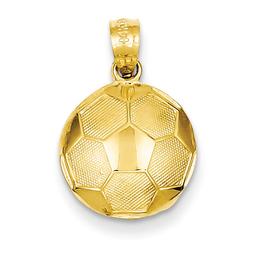 Gold Classics(tm) 14kt. Soccer Ball Pendant