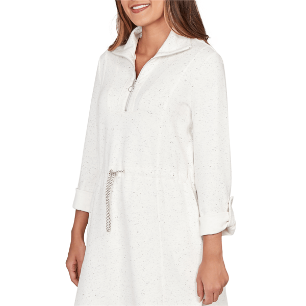 Petite Ruby Rd. Jetsetter Speckled Ultra Knit Sweater Dress