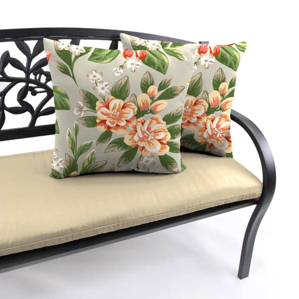 Jordan Manufacturing 2pk. Tori Floral Outdoor Throw Pillow Set