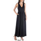 Womens 24/7 Comfort Apparel Sleeveless V-Neck Maxi Dress - image 3