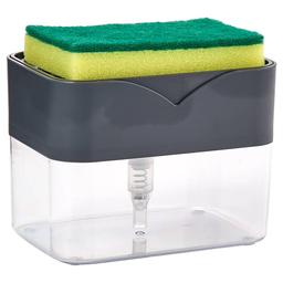 Kitchen Details 2 in 1 Soap Pump Dispenser & Sponge Holder