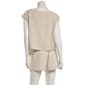 Juniors Hunter & Brown Linen Stripe Shorts Set - image 3