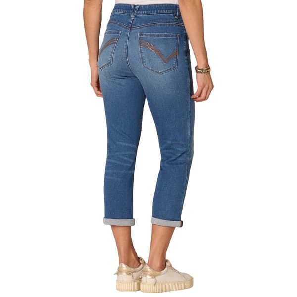 Petite Democracy &#8220;Ab&#8221;solution&#174; High Rise Rope Capri Jeans