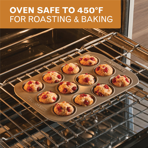Farberware® Bakeware Nonstick 12-Cup Muffin Pan