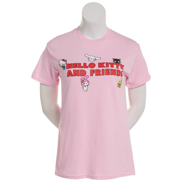 Juniors Hybrid Promotions Hello Kitty & Friends Boyfriend Tee - image 
