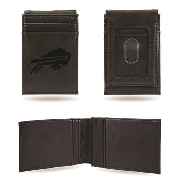 Mens NFL Buffalo Bills Faux Leather Front Pocket Wallet - image 