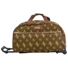 Adrienne Vittadini Signature Logo Collection 3pc Luggage Set