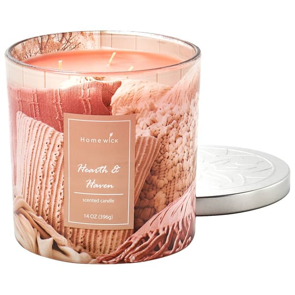 Homewick 14oz. 3 Wick Hearth and Haven Candle - image 