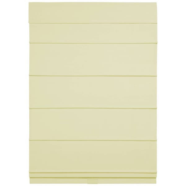 5in. Textured Fabric Cordless Roman Shades - Ivory