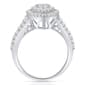 Nova Star® Sterling Silver Pear Shape Lab Grown Diamond Ring - image 2