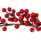 Northlight 5ft. Red Berries Artificial Twig Christmas Garland - image 3