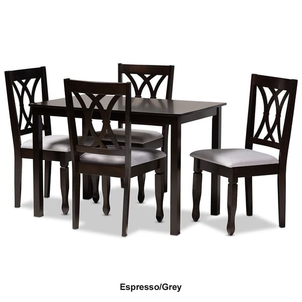 Baxton Studio Reneau 5pc. Dining Set