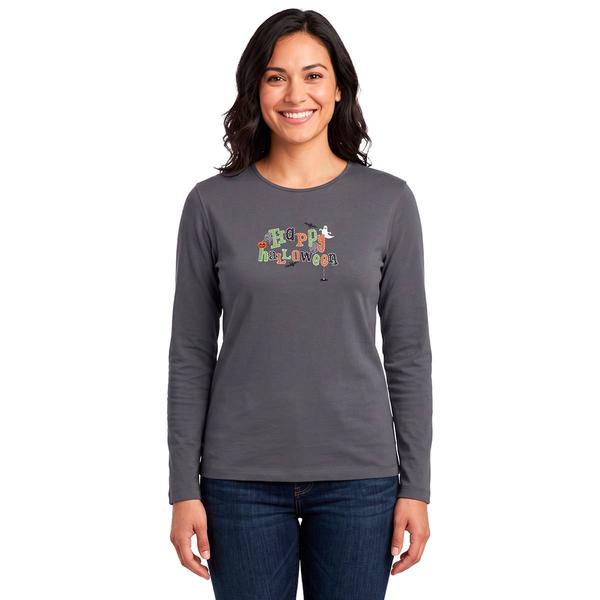 Womens MCC Sportswear Happy Halloween Icon Long Sleeve Tee