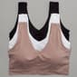Plus Size Rene Rofe(R) 3pk. Bralettes B28605XH3-BRWB - image 1