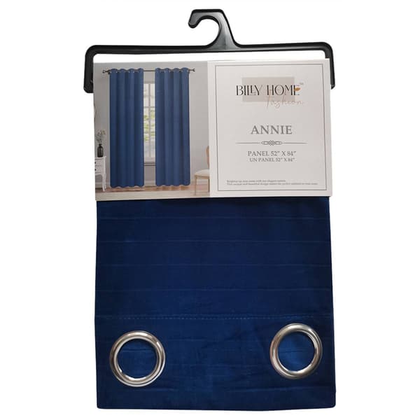 Polyester Velvet Stripe Embossed Curtain Panel