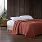 Eddie Bauer Solid Waffle 100% Cotton Blanket - image 3