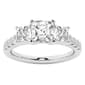 Nova Star(R) 14kt. White Gold 2ctw. Lab Grown Diamond 3-Stone Ring - image 1