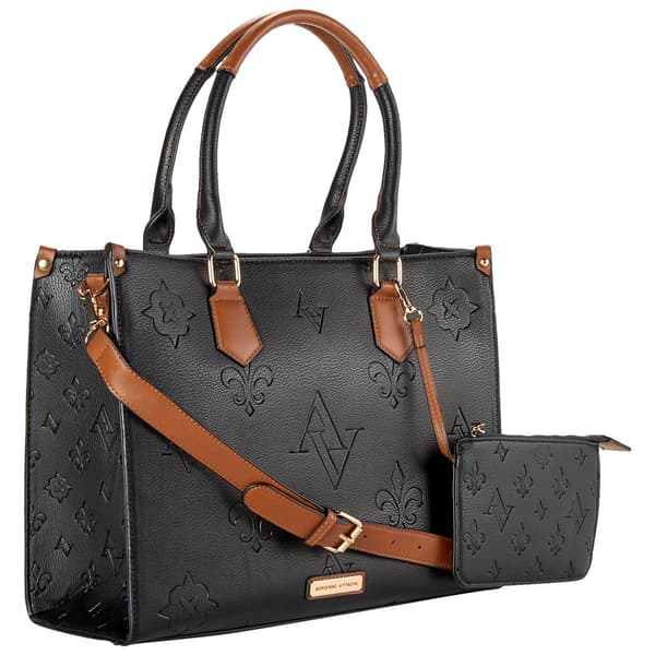 Adrienne Vittadini Majestic Enlarged Tote - Black