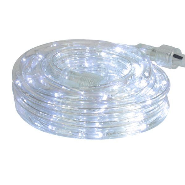 Hofert White LED Flexible Christmas Rope Light - 96ft.