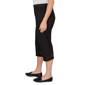 Plus Size Alfred Dunner Detail Driven Geometric Cut Out Capris - image 4