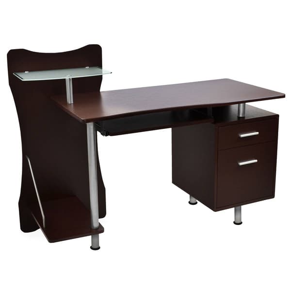 Techni Mobili Stylish Computer Desk w/ Storage - image 
