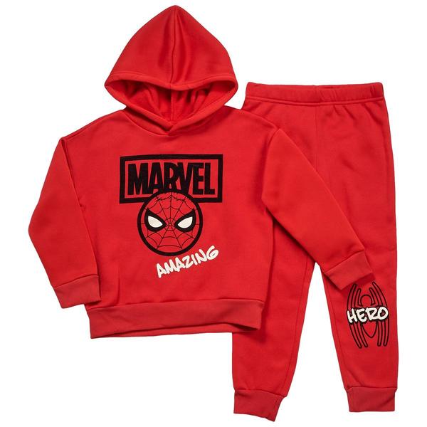 Boys (4-7) Marvel Spider-Man Fleece Hoodie & Pant Set