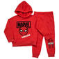 Boys (4-7) Marvel Spider-Man Fleece Hoodie & Pant Set - image 2