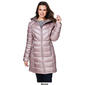Womens Kenneth Cole&#174; 3/4 Packable Puffer Coat w/Hood - image 3