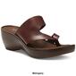 Womens Eastland Laurel Wedge Thong Sandals - image 7