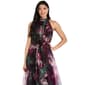 Womens R&M Richards Sleeveless Floral Taffeta High Low Dress - image 5