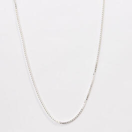 Pure 100 by Danecraft Silver 24in. Box Chain Necklace