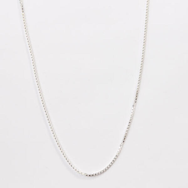 Pure 100 by Danecraft Silver 20in. Box Chain Necklace - image 