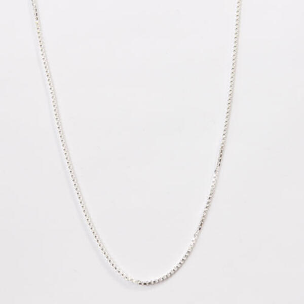 Pure 100 by Danecraft Silver 20in. Box Chain Necklace - image 