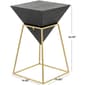 9th & Pike® Black Wood Modern Accent Table - image 4