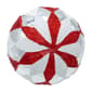 Kurt Adler 80mm Glass Red, White & Silver 6pc.Ball Ornament - image 4