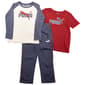 Boys &#40;4-7&#41; Puma&#40;R&#41; 3pc. Jersey Tees & Tricot Pants Set - image 1