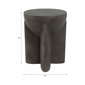 Sagebrook Home 19in. Contemporary  Pottery Cement Accent Table - image 8