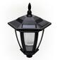 Alpine Solar Powered Black Lantern w/ LED Light - image 4